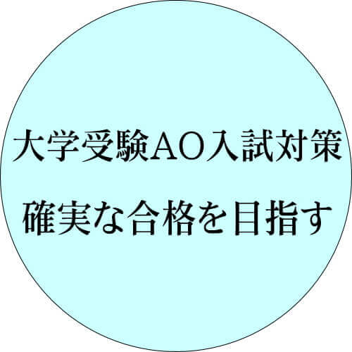 さいたま市南区個人指導大学受験AOサポート